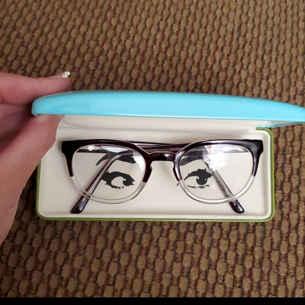 Modern genius glasses and Kate spade case